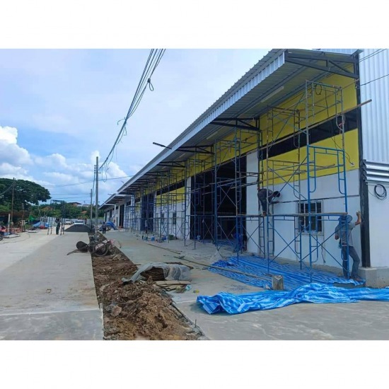 งานติดตั้งใหม่ประตูม้วนระบบไฟฟ้า โกดังให้เช่า